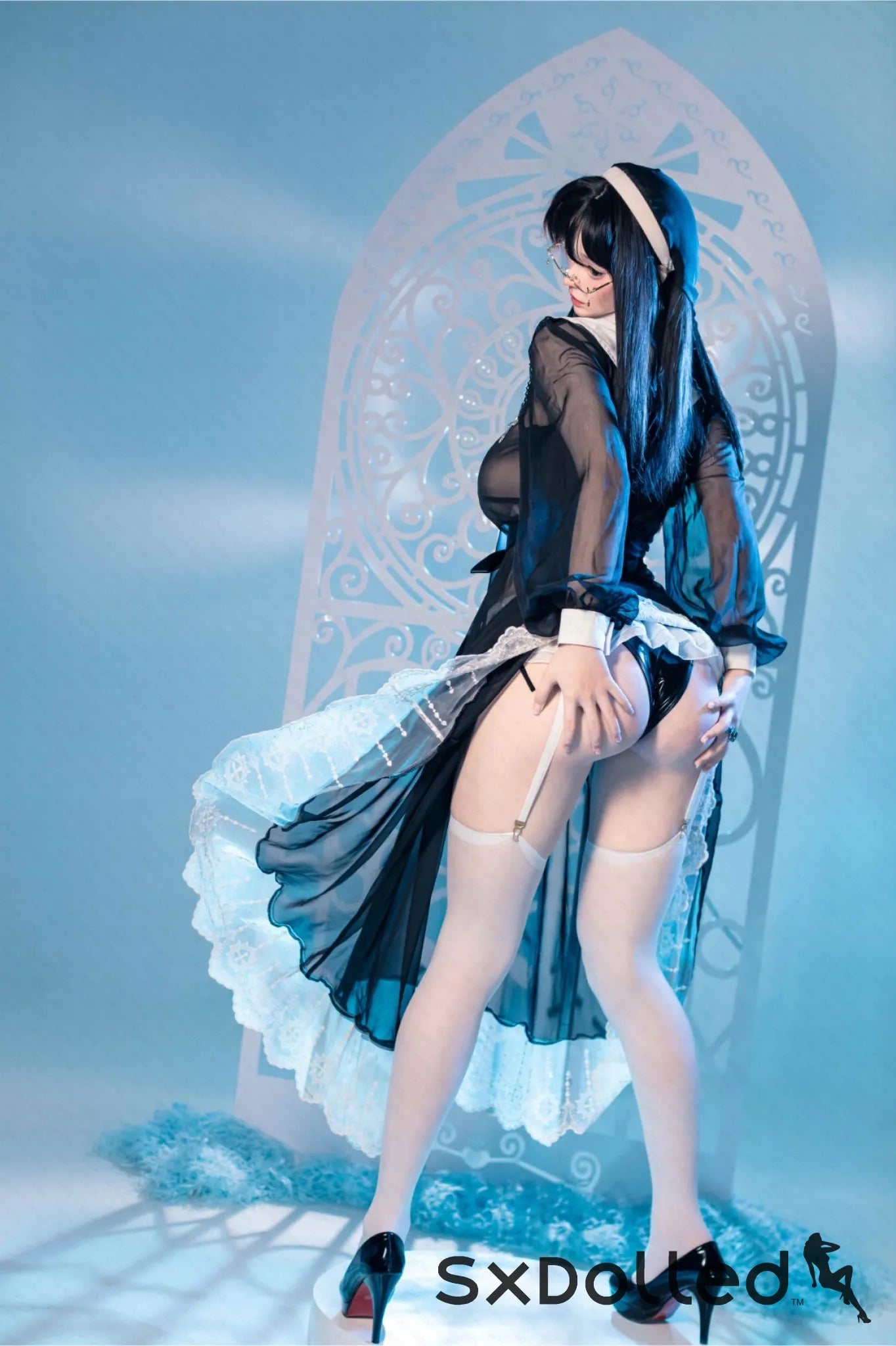 Hinari (H-Cup) (168cm) | Pear Cosplay Japanese Nun Sex Doll | AITIA H-Cup / 168cm / Black Sex Doll