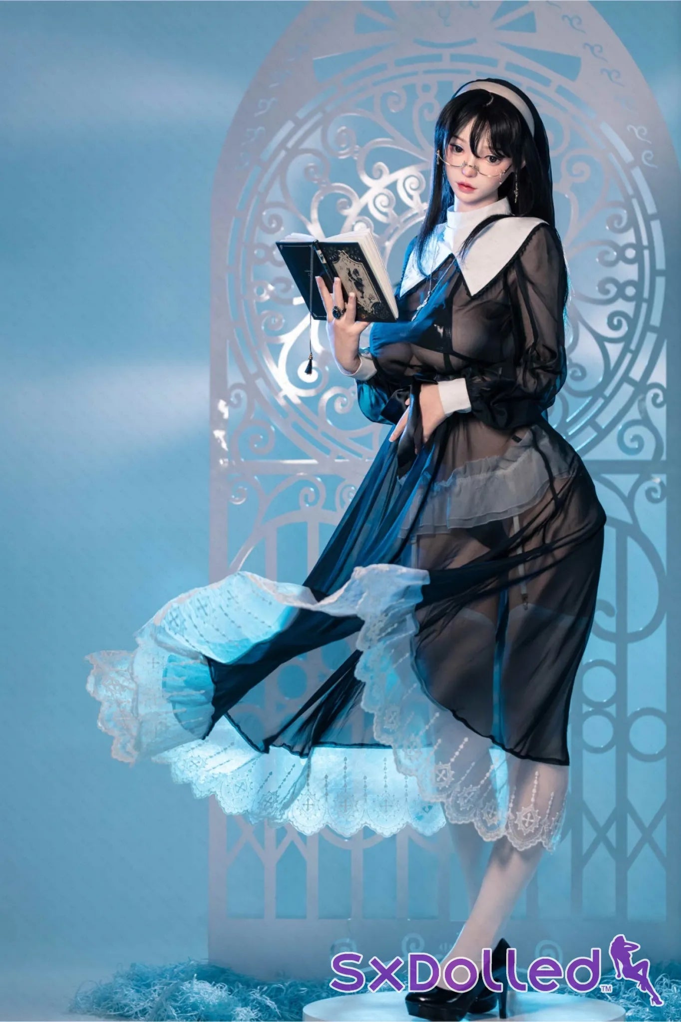 Hinari (H-Cup) (168cm) | Pear Cosplay Japanese Nun Sex Doll | AITIA H-Cup / 168cm / Black Sex Doll