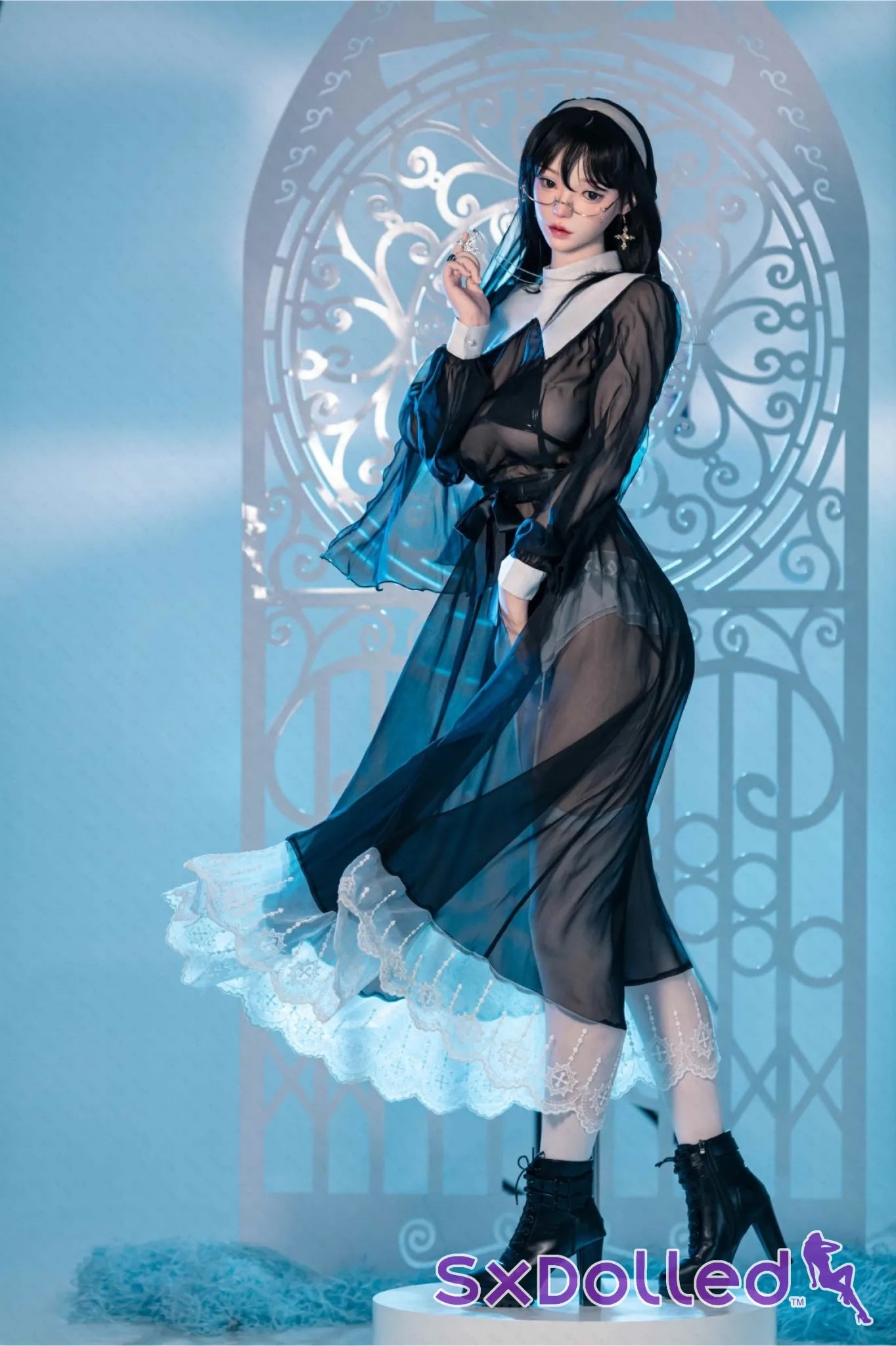 Hinari (H-Cup) (168cm) | Pear Cosplay Japanese Nun Sex Doll | AITIA H-Cup / 168cm / Black Sex Doll