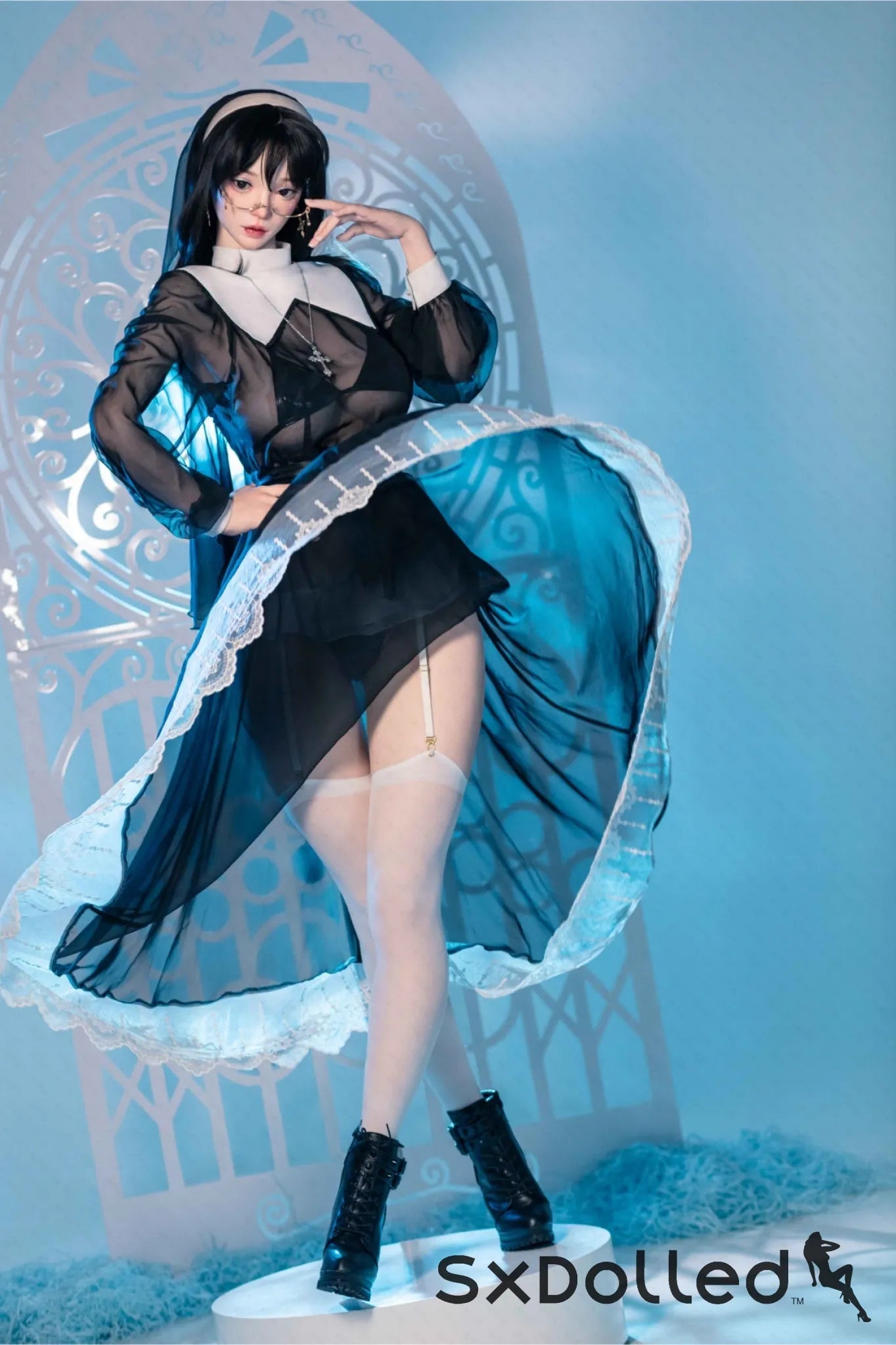 Hinari (H-Cup) (168cm) | Pear Cosplay Japanese Nun Sex Doll | AITIA H-Cup / 168cm / Black Sex Doll