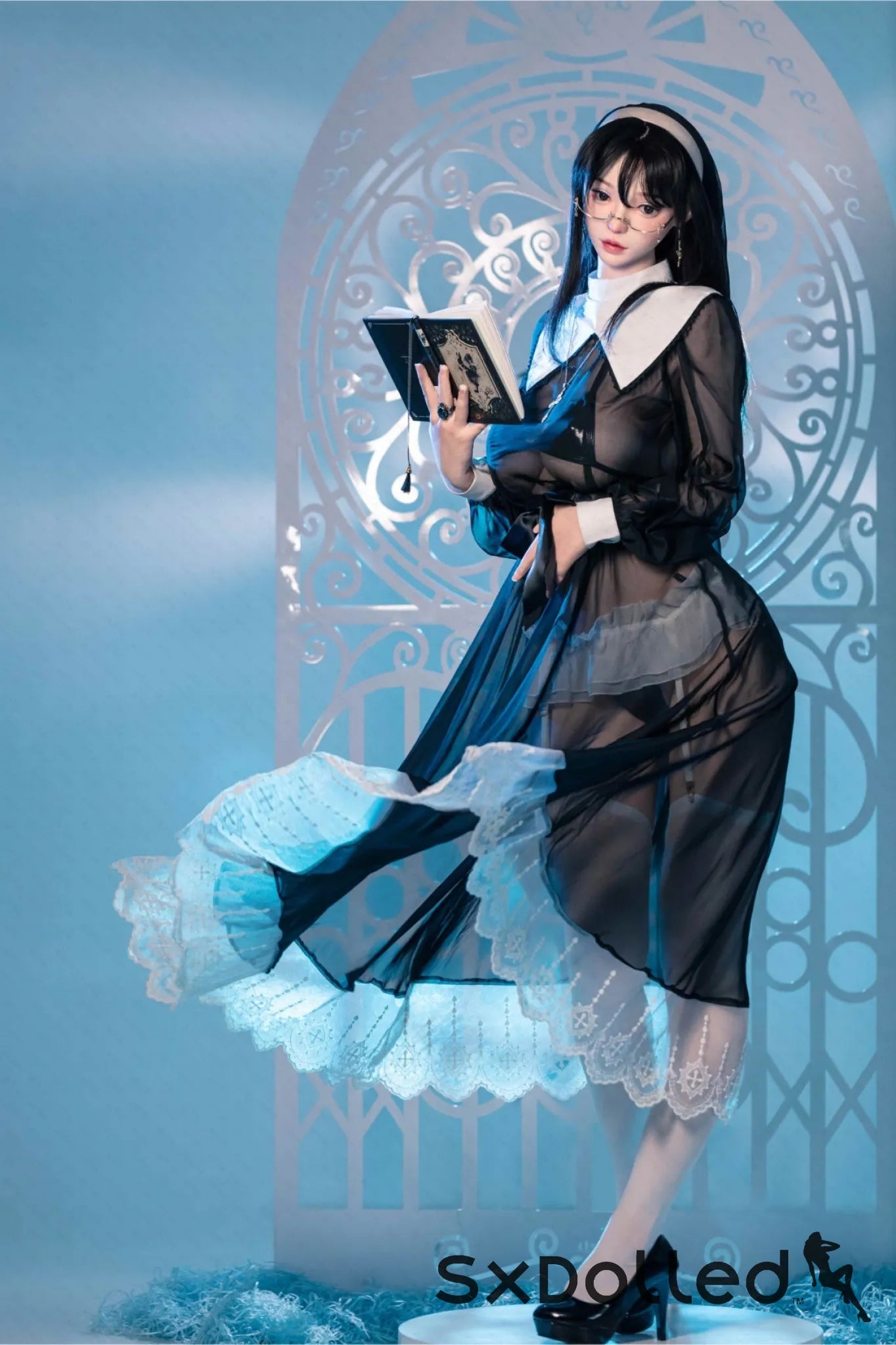 Hinari (H-Cup) (168cm) | Pear Cosplay Japanese Nun Sex Doll | AITIA H-Cup / 168cm / Black Sex Doll