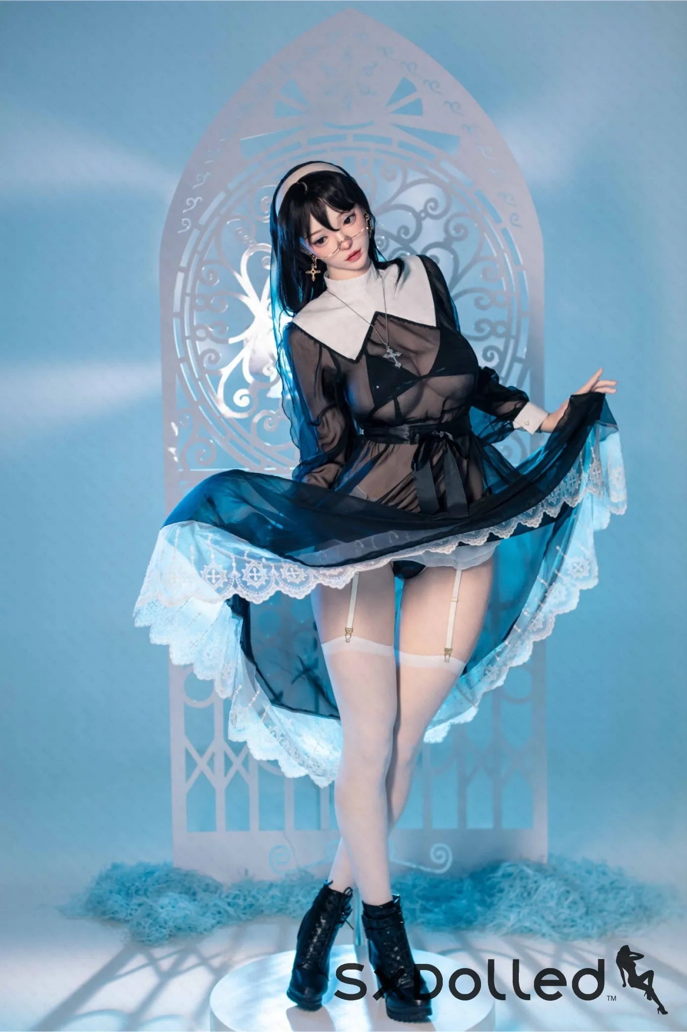 Hinari (H-Cup) (168cm) | Pear Cosplay Japanese Nun Sex Doll | AITIA H-Cup / 168cm / Black Sex Doll