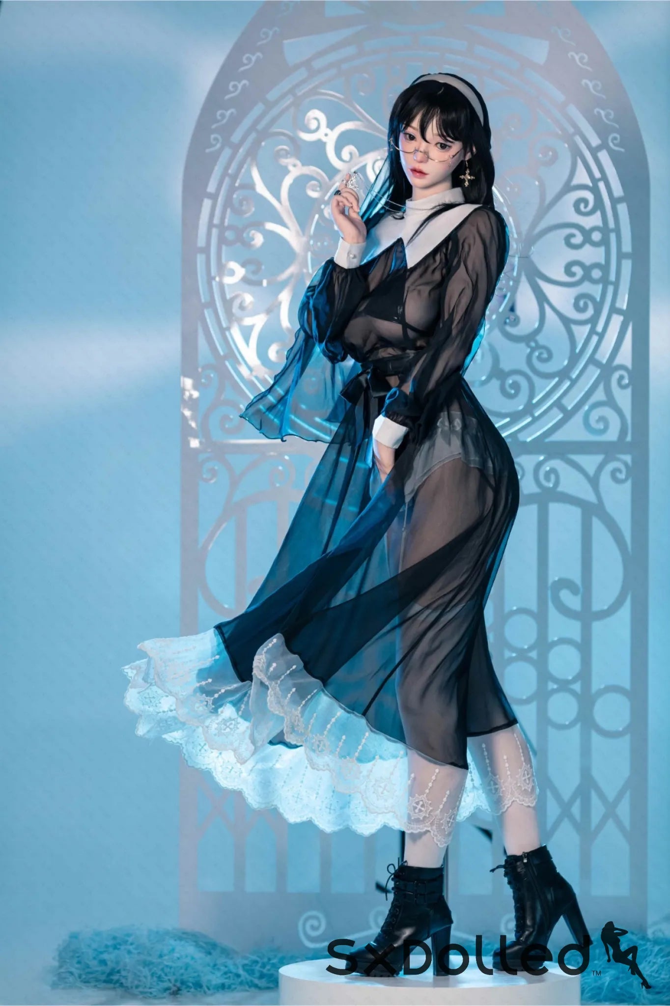 Hinari (H-Cup) (168cm) | Pear Cosplay Japanese Nun Sex Doll | AITIA H-Cup / 168cm / Black Sex Doll