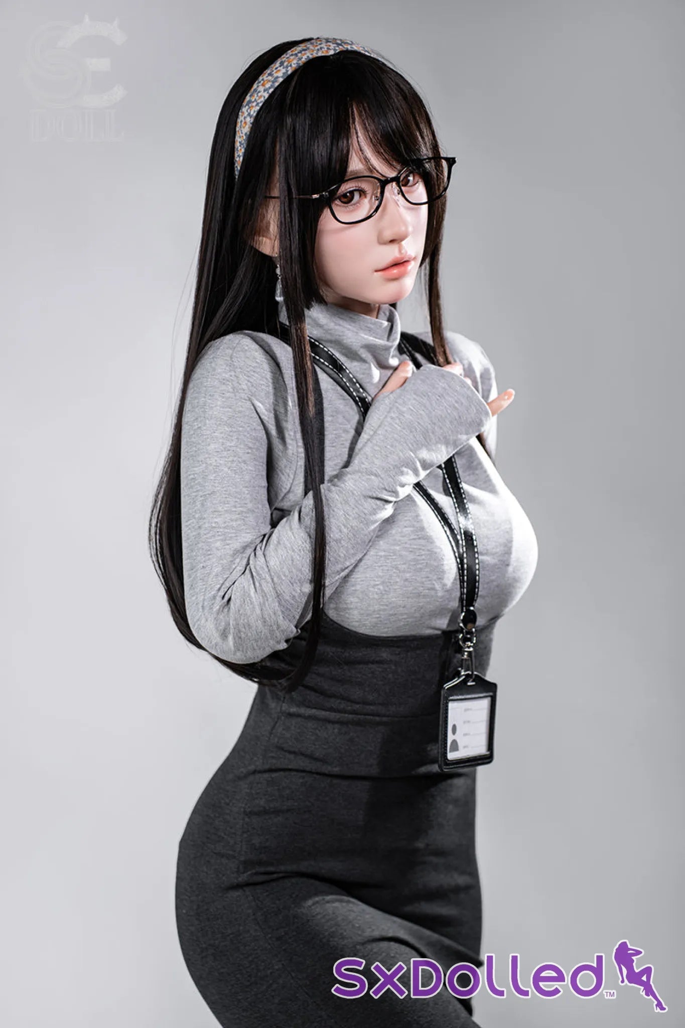 Hinata.A (A-Cup) (153cm) | Asian Receptionist Sex Doll | SE Doll - A-Cup / 153cm / Brunette - Sex Doll