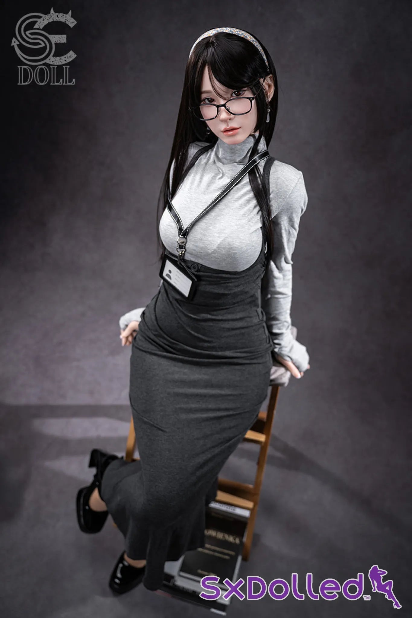 Hinata.A (A-Cup) (153cm) | Asian Receptionist Sex Doll | SE Doll - A-Cup / 153cm / Brunette - Sex Doll