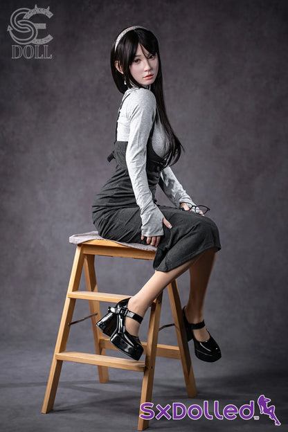 Hinata.A (A-Cup) (153cm) | Asian Receptionist Sex Doll | SE Doll - A-Cup / 153cm / Brunette - Sex Doll