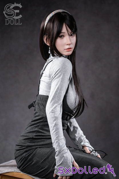 Hinata.A (A-Cup) (153cm) | Asian Receptionist Sex Doll | SE Doll - A-Cup / 153cm / Brunette - Sex Doll