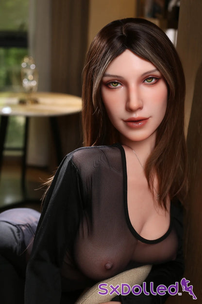 Huda (D-Cup) (156cm) | Slim Caucasian Brunette Sex Doll | Fire Doll - D-Cup / 156cm / Brunette - Sex Doll