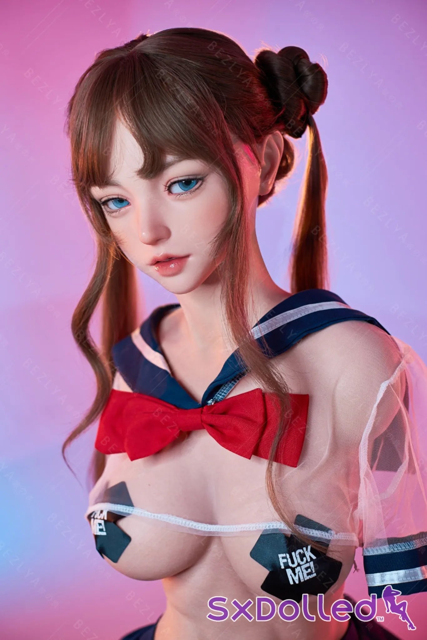 Ibuki (G-Cup) (98cm) | School Uniform Cosplay Sex Doll Torso | AITIA G-Cup / 98cm / Brunette Sex Torso