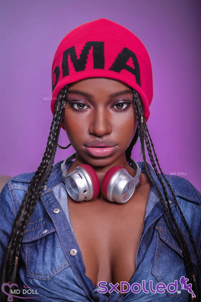 Ifama (A-Cup) (167cm) | Urban Braided Fashionista Sex Doll | MD Doll - A-Cup / 167cm / Black - Sex Doll