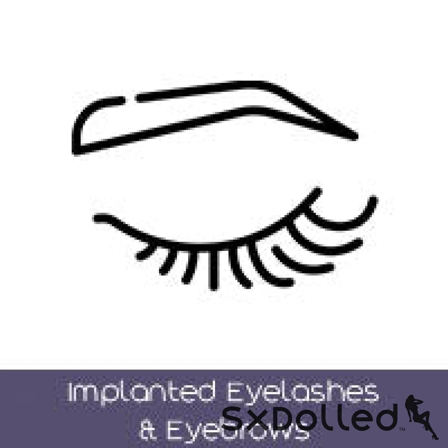 Implanted Eyelashes & Eyebrows (+$155 AUD) | Normon Doll | SxDolled.