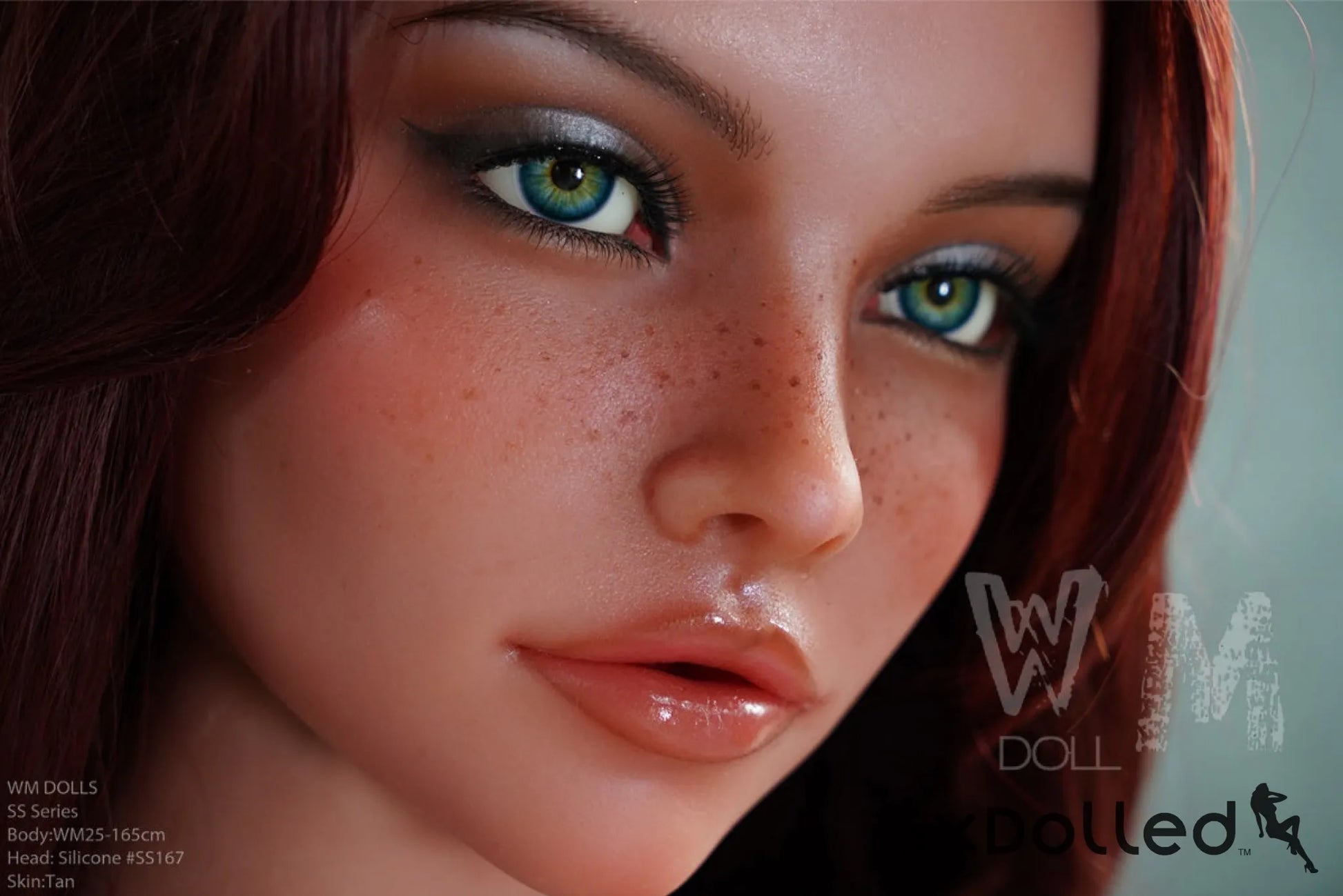 Inez (F-Cup) (165cm) | Freckled Brunette Latina Sex Doll | WM Doll F-Cup / 165cm / Brunette Sex Doll