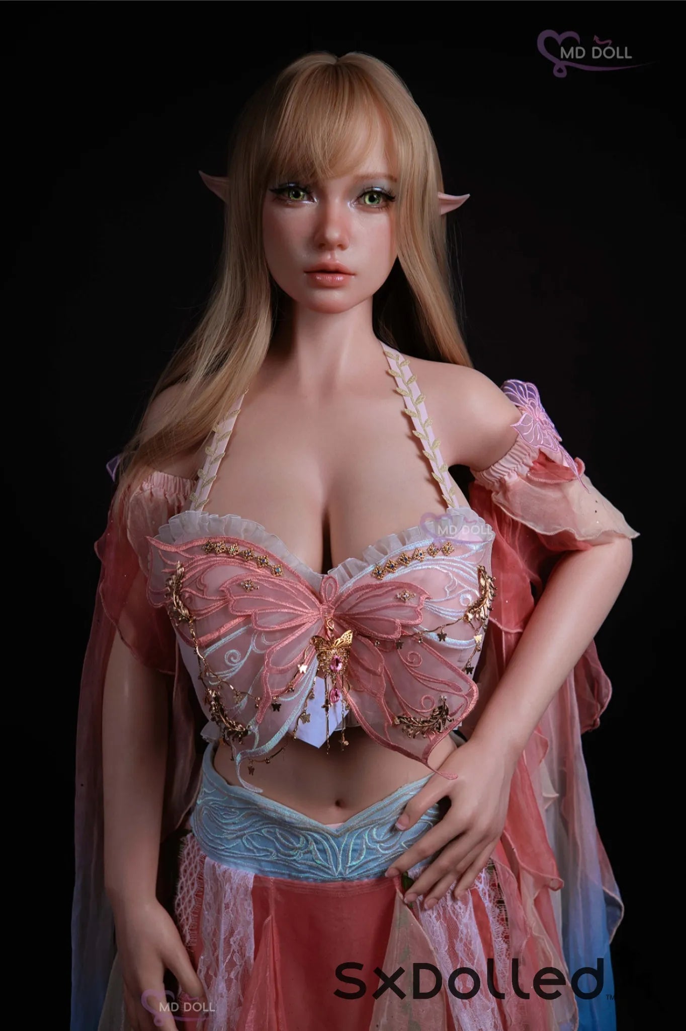 Iris B (H-Cup) (168cm) | Big Breasted Blonde Elf Sex Doll | MD Doll H-Cup / 168cm / Blonde Sex Doll