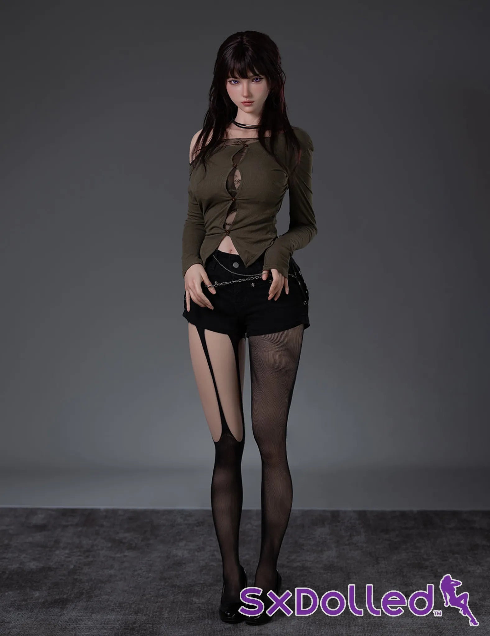 Iris C (F-Cup) (168cm) | Sweet Soft Faced Sex Doll | Top CY Doll F-Cup / 168cm / Brunette Sex Doll
