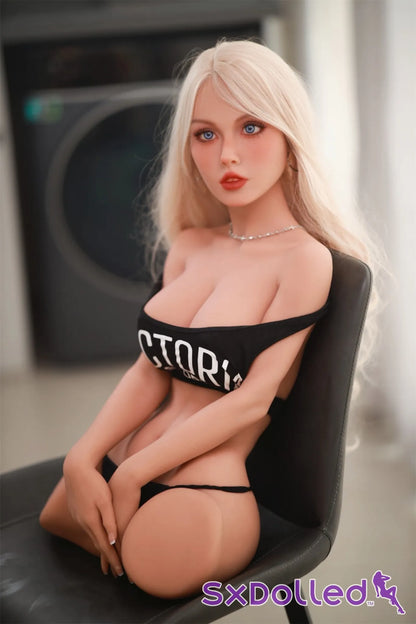 Irma A (B-Cup) (80cm) | Platinum Blue Eyed Sex Doll Torso | Fire Doll - B-Cup / 80cm / Blonde - Sex Torso