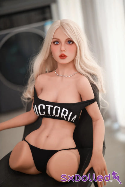 Irma A (B-Cup) (80cm) | Platinum Blue Eyed Sex Doll Torso | Fire Doll - B-Cup / 80cm / Blonde - Sex Torso