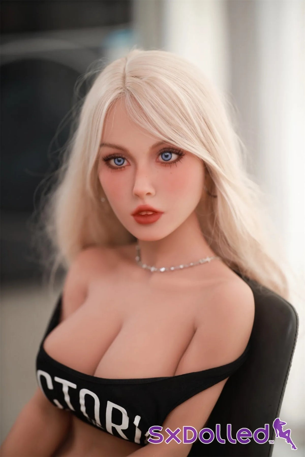 Irma A (B-Cup) (80cm) | Platinum Blue Eyed Sex Doll Torso | Fire Doll - B-Cup / 80cm / Blonde - Sex Torso