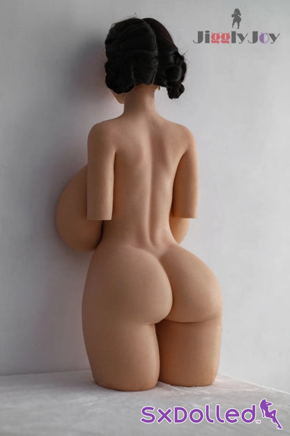 Isla A (P-Cup) (104cm) | Huge Breasts Sex Doll Torso | JigglyJoy - P-Cup / 104cm / Brunette - Sex Torso
