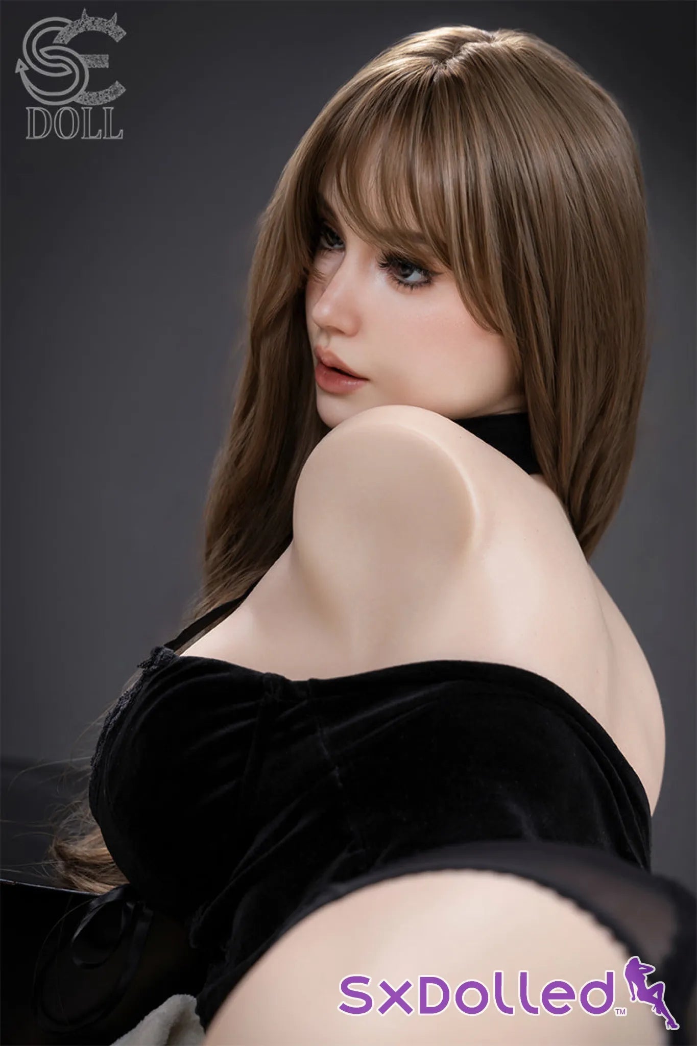 Isla Kane.B (F-Cup) (114cm) | Pretty Young Sex Doll Torso | SE Doll - F-Cup / 114cm / Brunette - Sex Torso