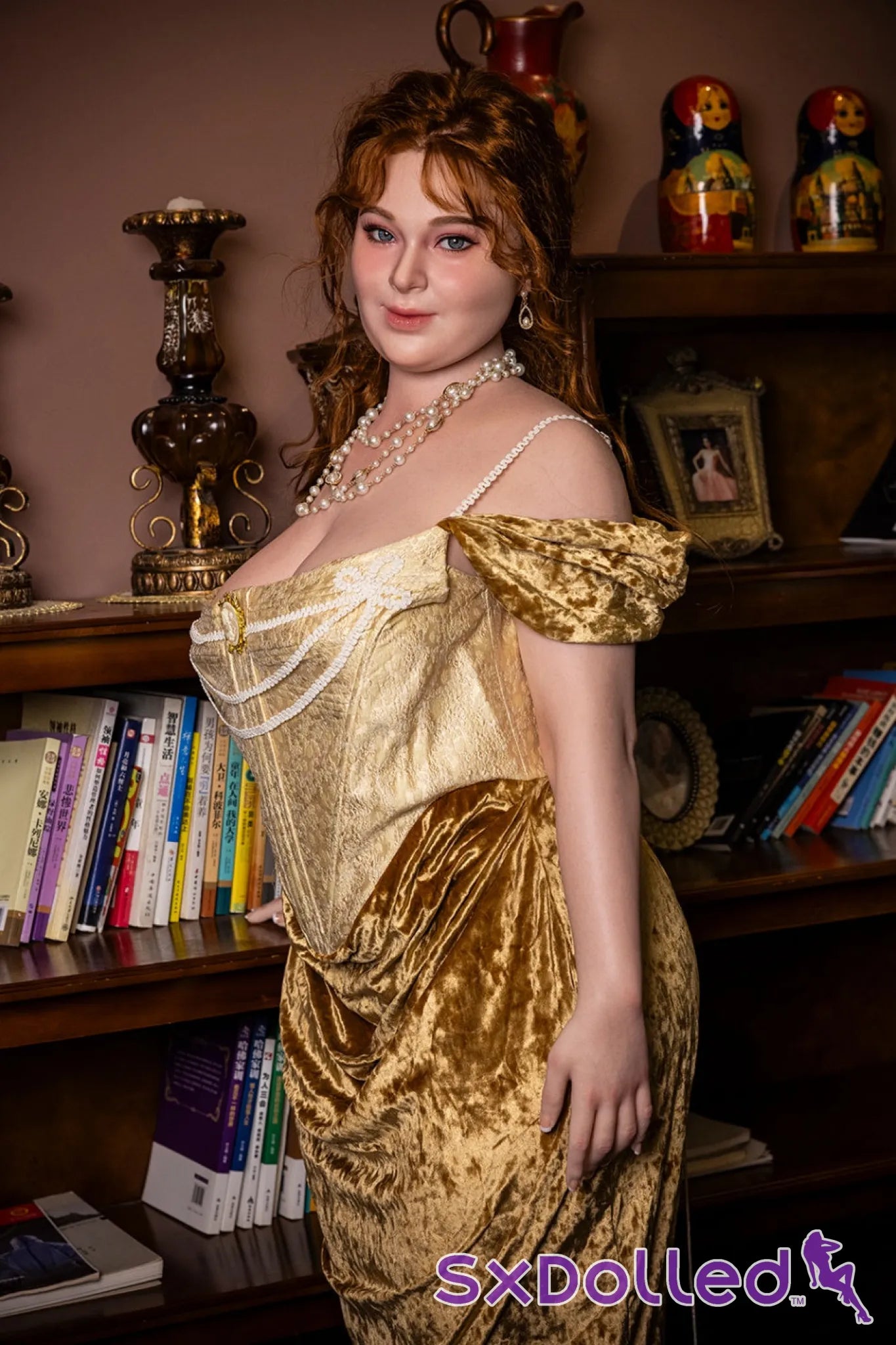 Ivory A (H-Cup) (161cm) | Happy Mature BBW Sex Doll | Starpery H-Cup / 161cm / Brunette Sex Doll
