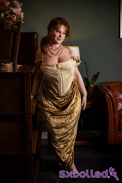 Ivory A (H-Cup) (161cm) | Happy Mature BBW Sex Doll | Starpery H-Cup / 161cm / Brunette Sex Doll
