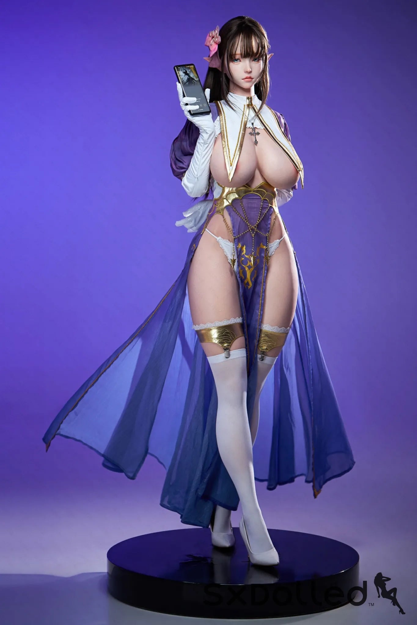 Jalira (M-Cup) (157cm) | Purple Hair Cosplay Asian Sex Doll | AITIA M-Cup / 157cm / Brunette Sex Doll