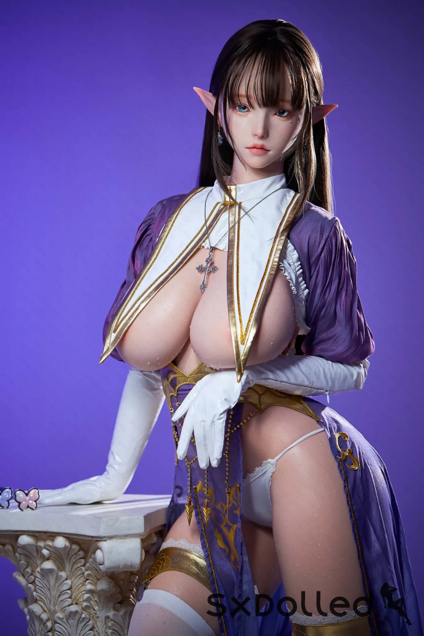 Jalira (M-Cup) (157cm) | Purple Hair Cosplay Asian Sex Doll | AITIA M-Cup / 157cm / Brunette Sex Doll