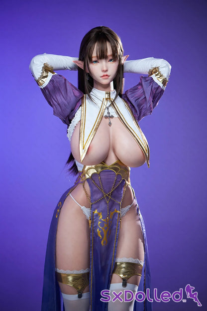 Jalira (M-Cup) (157cm) | Purple Hair Cosplay Asian Sex Doll | AITIA M-Cup / 157cm / Brunette Sex Doll