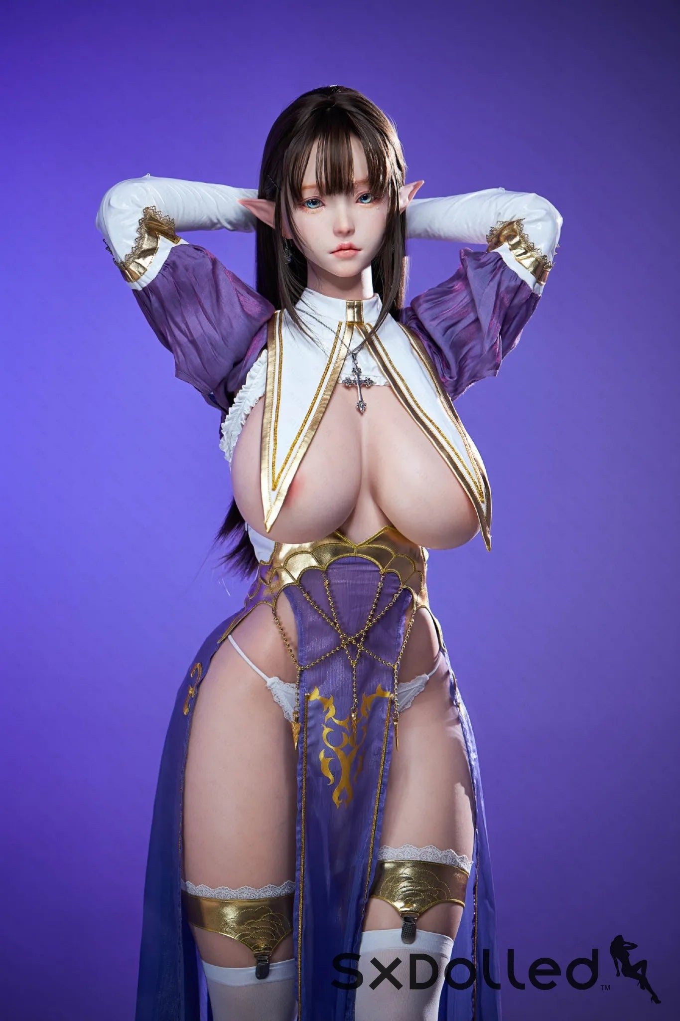 Jalira (M-Cup) (157cm) | Purple Hair Cosplay Asian Sex Doll | AITIA M-Cup / 157cm / Brunette Sex Doll