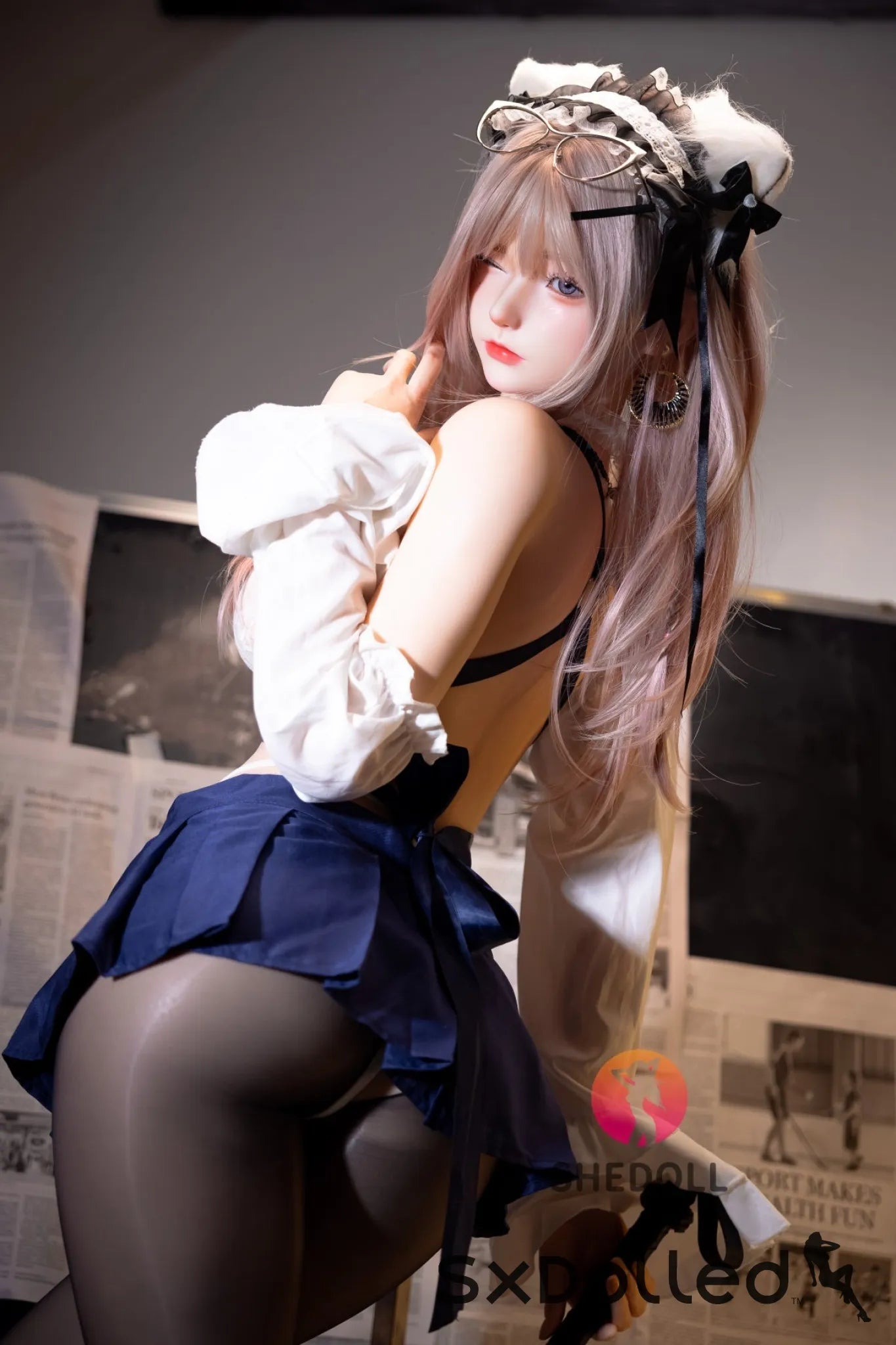 Jasmine A (D-Cup) (168cm) | Kitty Maid Asian Sex Doll | SHEDOLL D-Cup / 168cm / Ombre Sex Doll