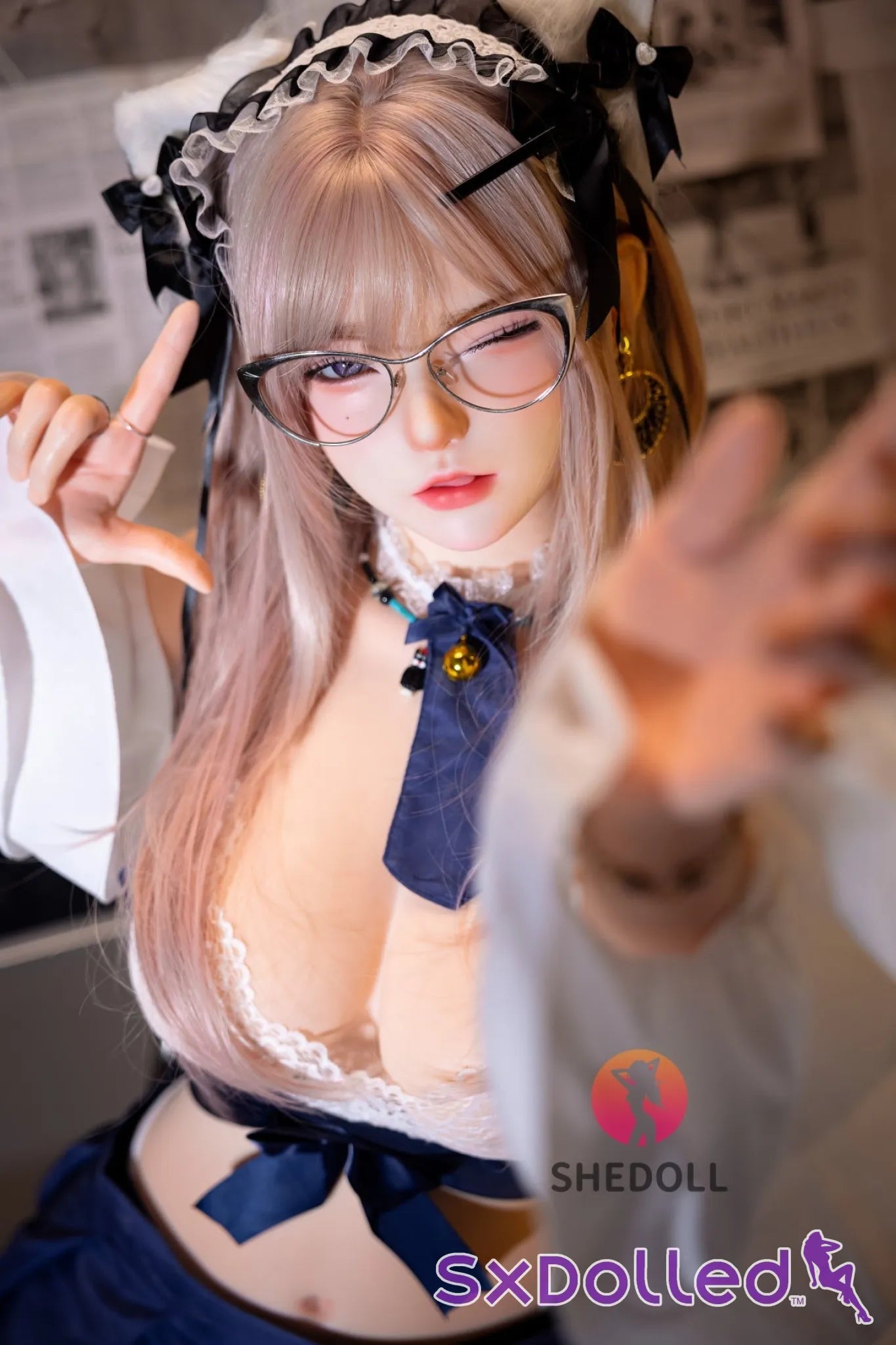Jasmine A (D-Cup) (168cm) | Kitty Maid Asian Sex Doll | SHEDOLL D-Cup / 168cm / Ombre Sex Doll