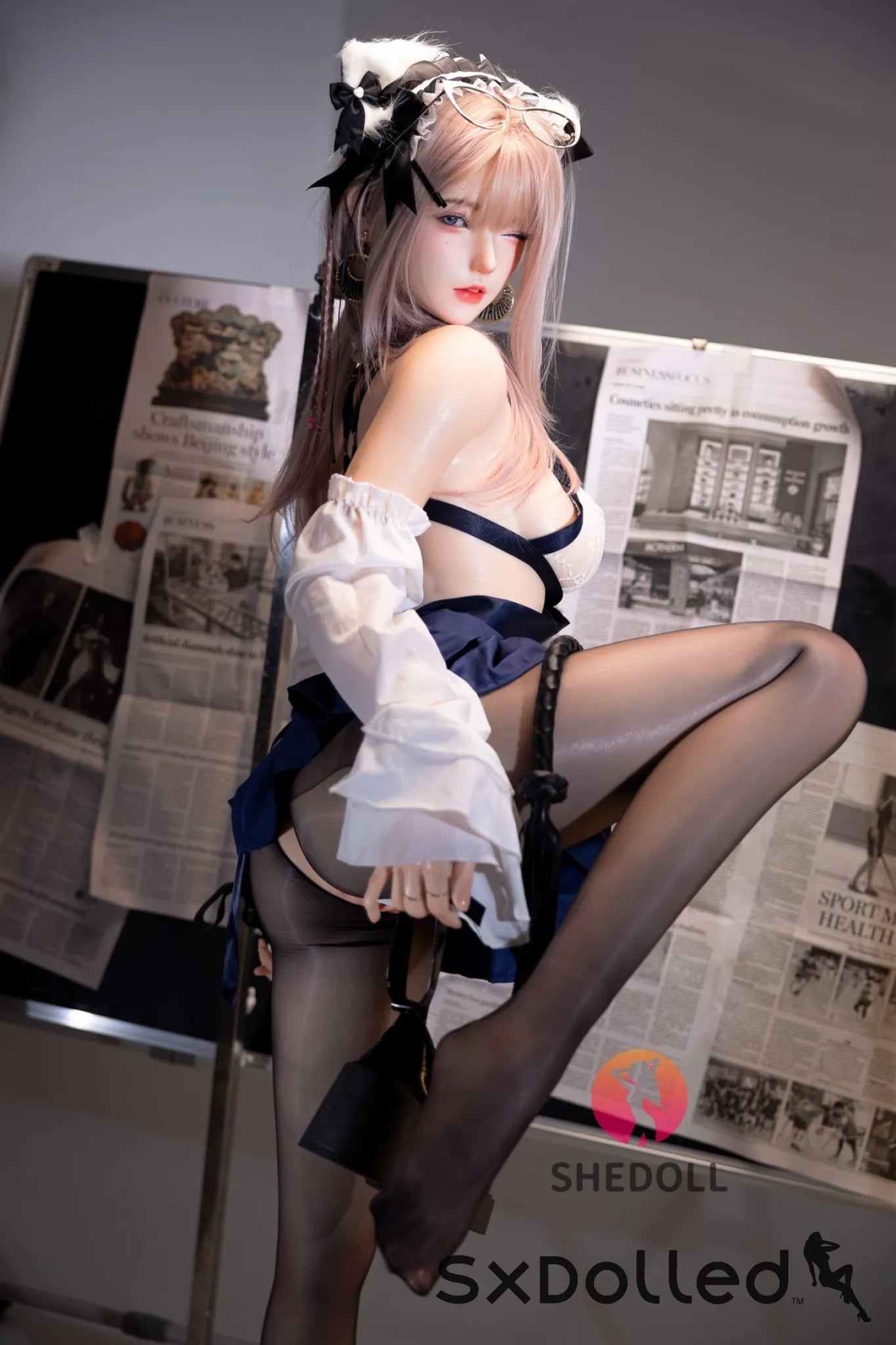 Jasmine A (D-Cup) (168cm) | Kitty Maid Asian Sex Doll | SHEDOLL D-Cup / 168cm / Ombre Sex Doll