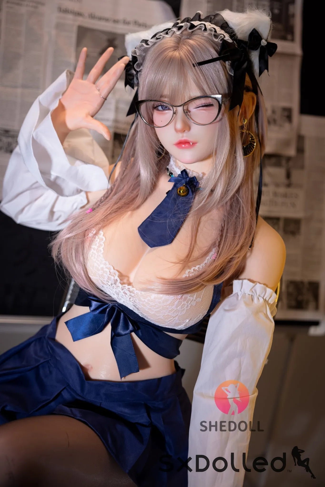 Jasmine A (D-Cup) (168cm) | Kitty Maid Asian Sex Doll | SHEDOLL D-Cup / 168cm / Ombre Sex Doll