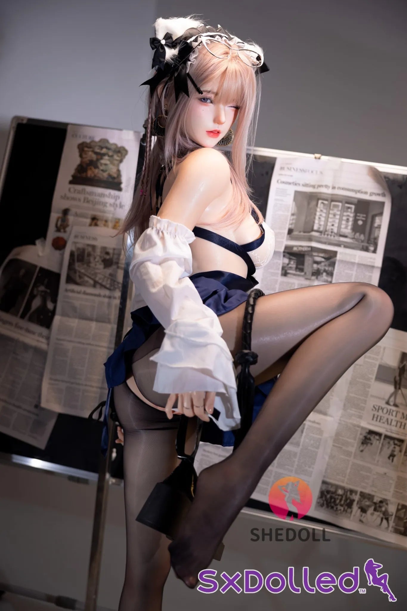 Jasmine A (D-Cup) (168cm) | Kitty Maid Asian Sex Doll | SHEDOLL D-Cup / 168cm / Ombre Sex Doll