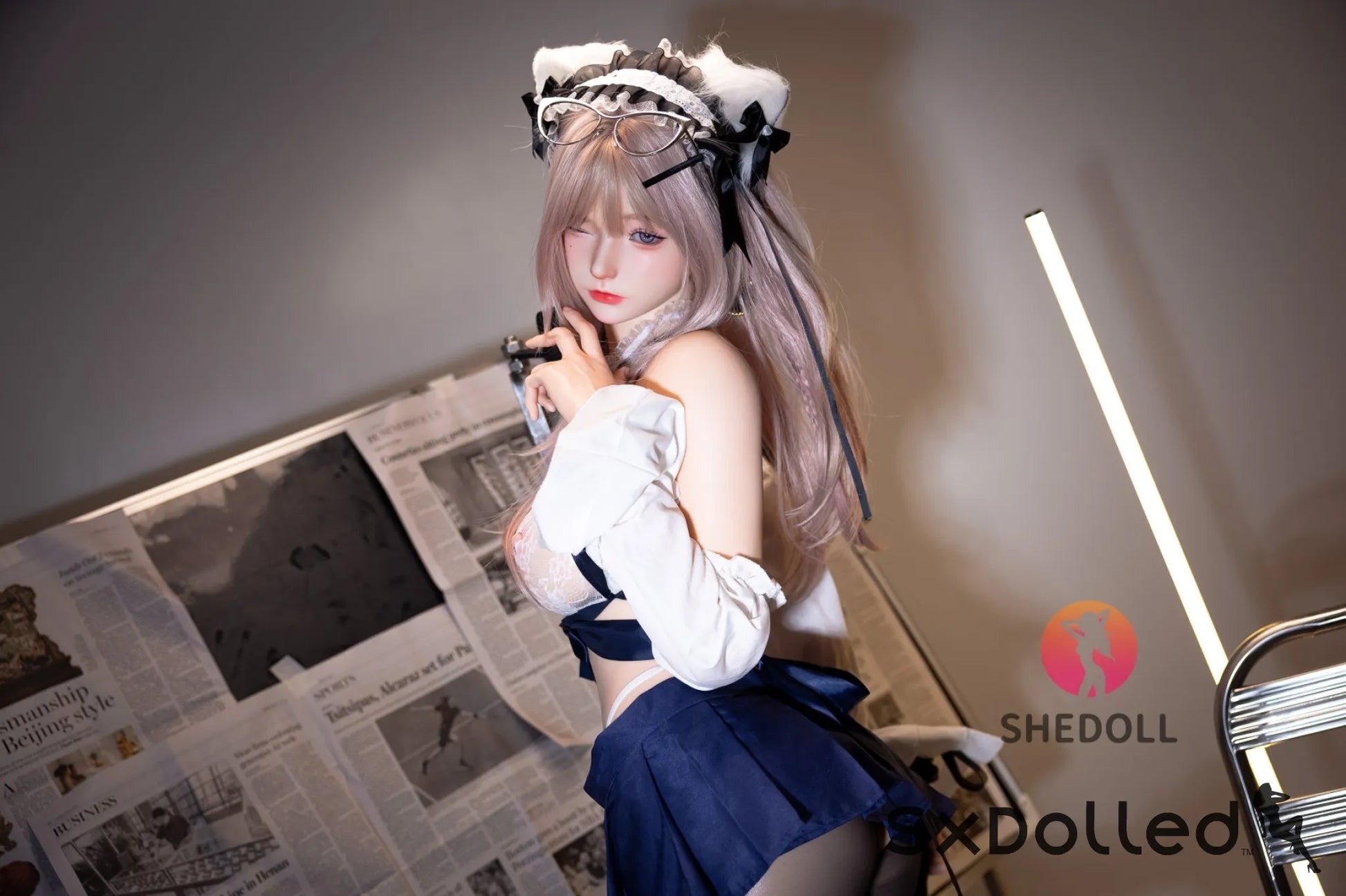 Jasmine A (D-Cup) (168cm) | Kitty Maid Asian Sex Doll | SHEDOLL D-Cup / 168cm / Ombre Sex Doll