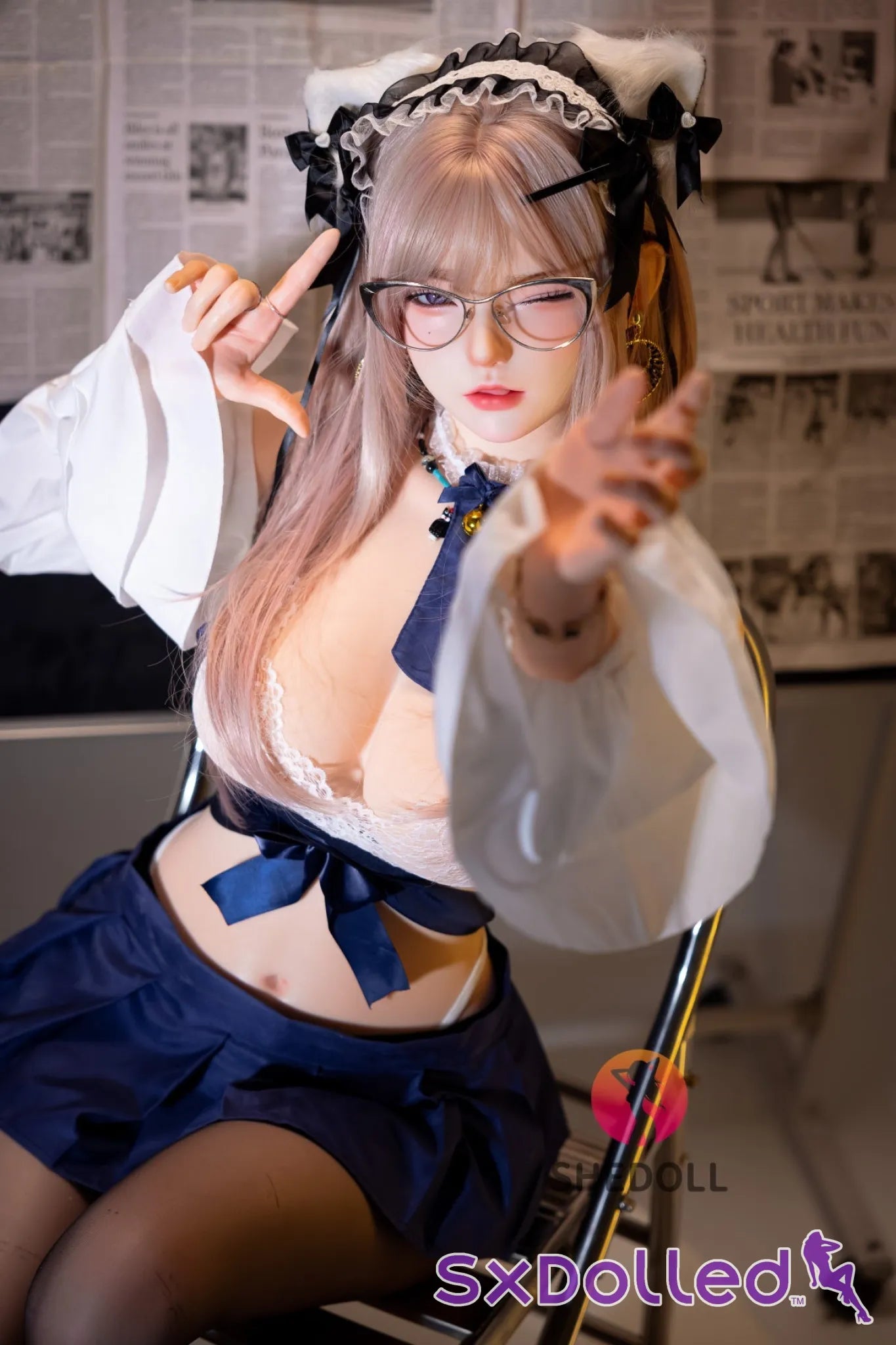 Jasmine A (D-Cup) (168cm) | Kitty Maid Asian Sex Doll | SHEDOLL D-Cup / 168cm / Ombre Sex Doll