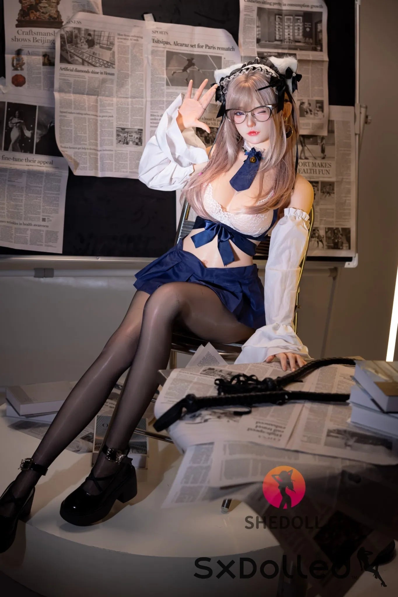 Jasmine A (D-Cup) (168cm) | Kitty Maid Asian Sex Doll | SHEDOLL D-Cup / 168cm / Ombre Sex Doll