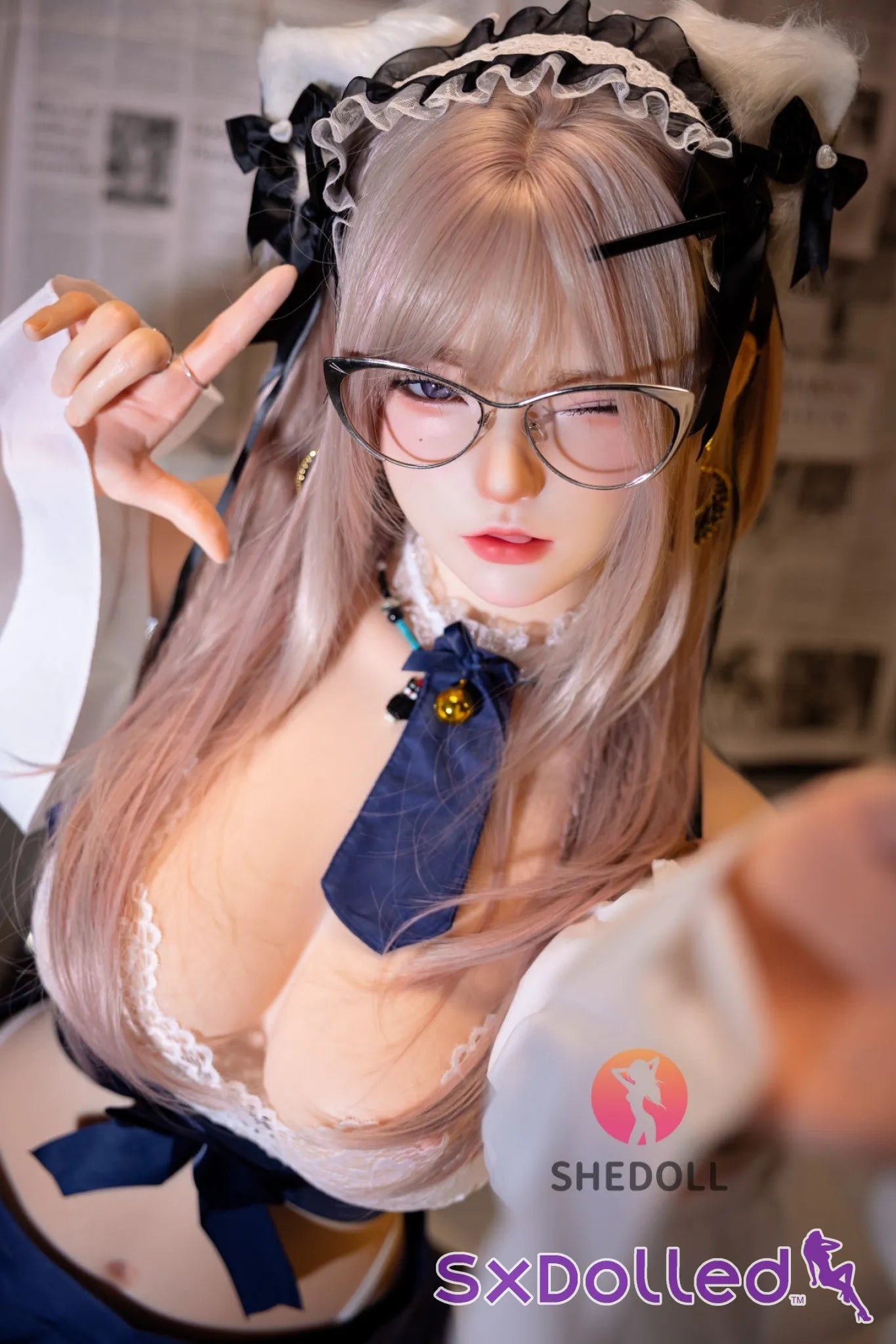 Jasmine A (D-Cup) (168cm) | Kitty Maid Asian Sex Doll | SHEDOLL D-Cup / 168cm / Ombre Sex Doll