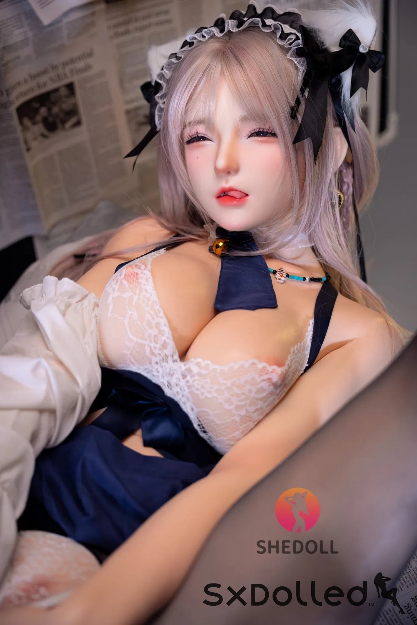 Jasmine A (D-Cup) (168cm) | Kitty Maid Asian Sex Doll | SHEDOLL D-Cup / 168cm / Ombre Sex Doll