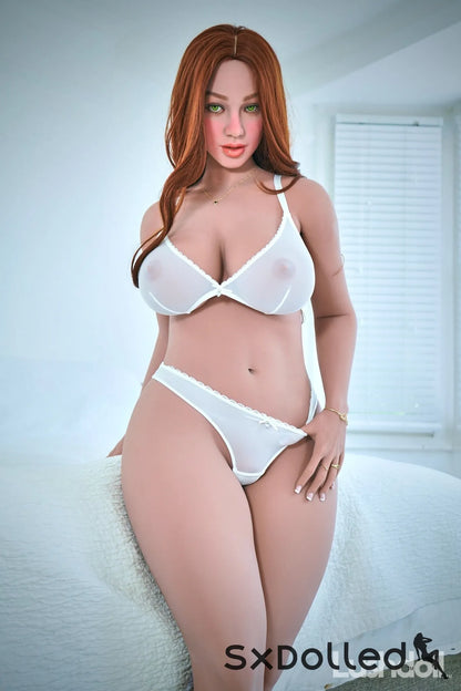 Jemma A (K Cup) (162cm) | Tanned Thick Pear Sex Doll | Lushdoll K Cup / 162cm / Brunette Sex Doll
