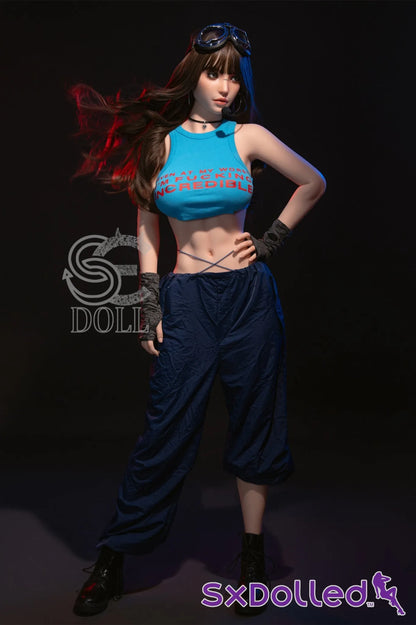 Jenny.A (E Cup) (167cm) | Caucasian Pop Star Sex Doll | SE Doll E Cup / 167cm / Brunette Sex Doll