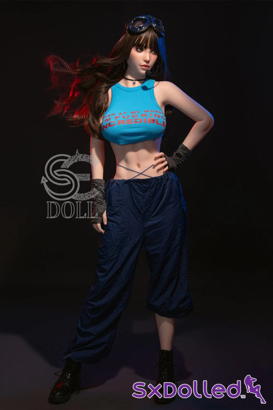 Jenny.A (E Cup) (167cm) | Caucasian Pop Star Sex Doll | SE Doll E Cup / 167cm / Brunette Sex Doll