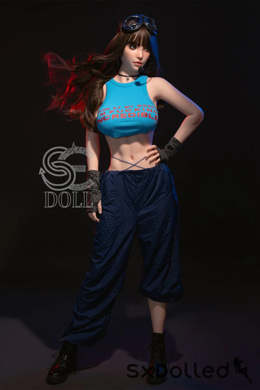 Jenny.A (E Cup) (167cm) | Caucasian Pop Star Sex Doll | SE Doll E Cup / 167cm / Brunette Sex Doll