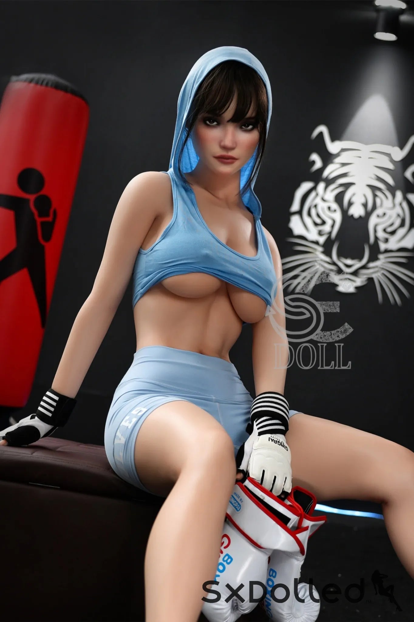 Jenny.K (E Cup) (167cm) | Fit Beautiful Boxer Sex Doll | SE Doll E Cup / 167cm / Brunette Sex Doll