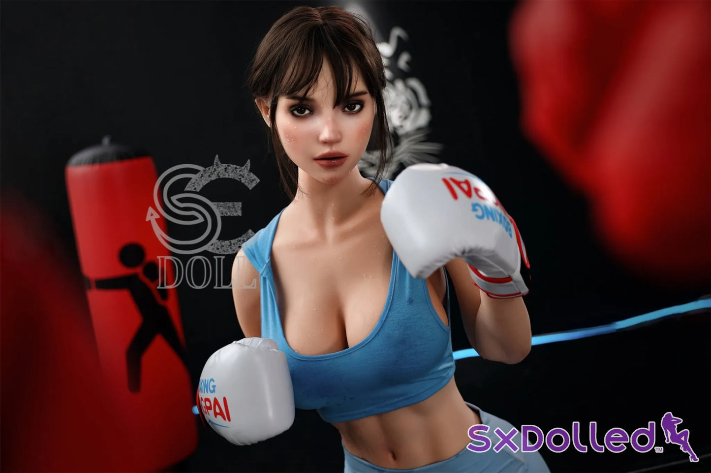 Jenny.K (E Cup) (167cm) | Fit Beautiful Boxer Sex Doll | SE Doll E Cup / 167cm / Brunette Sex Doll