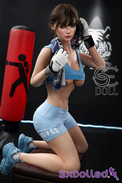 Jenny.K (E Cup) (167cm) | Fit Beautiful Boxer Sex Doll | SE Doll E Cup / 167cm / Brunette Sex Doll