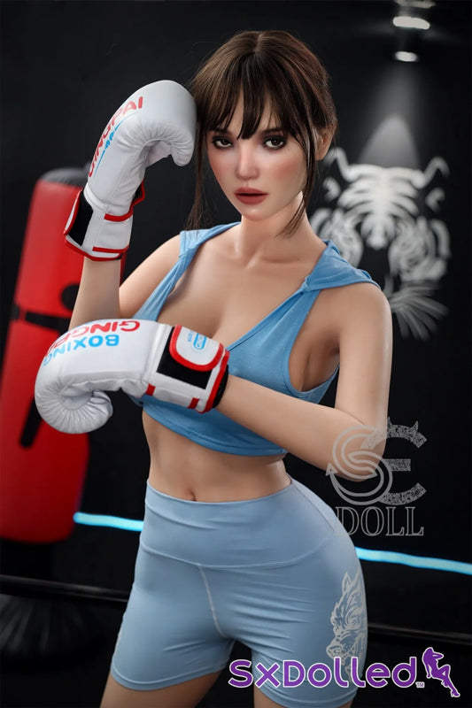 Jenny.K (E Cup) (167cm) | Fit Beautiful Boxer Sex Doll | SE Doll E Cup / 167cm / Brunette Sex Doll