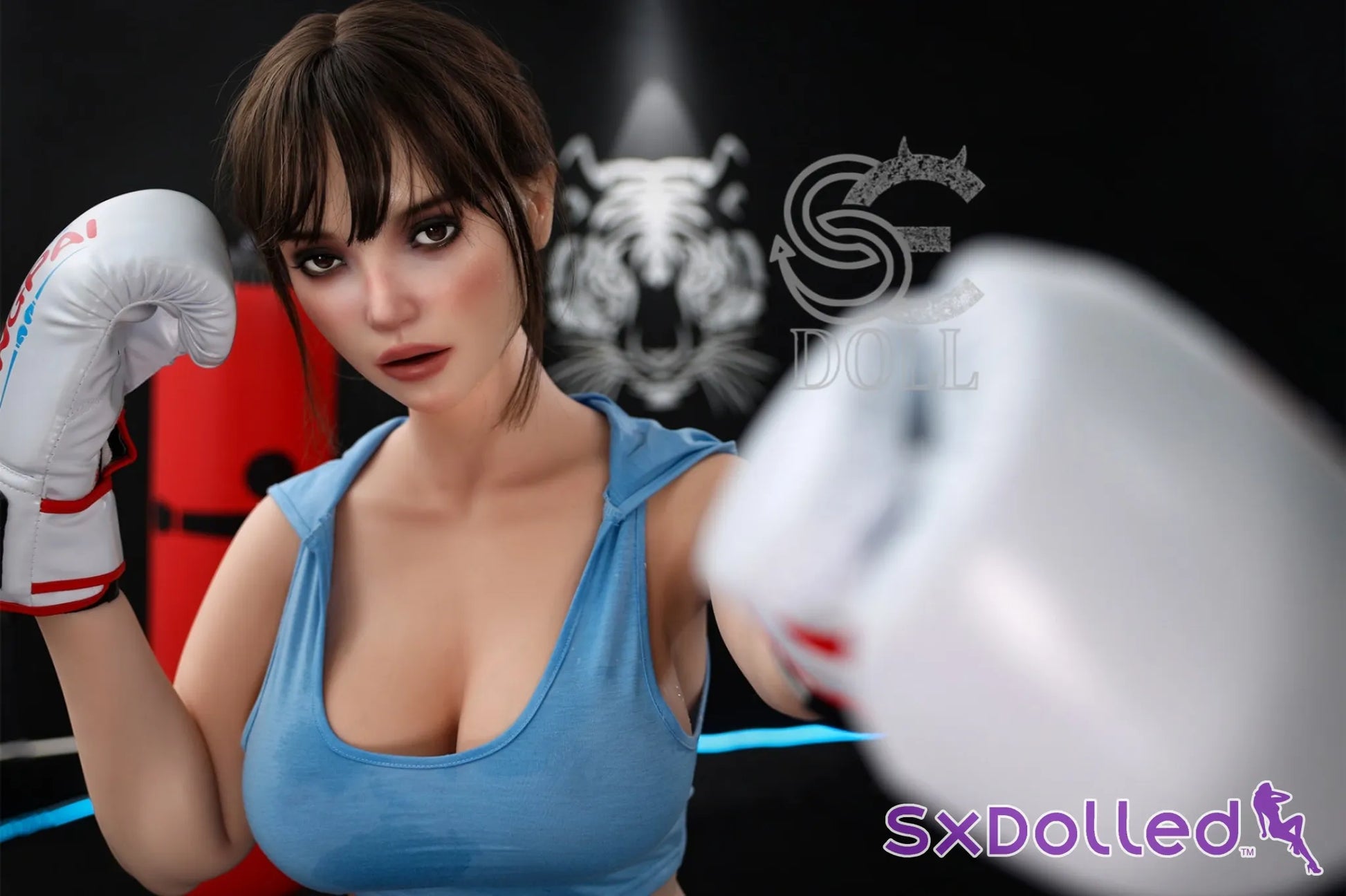 Jenny.K (E Cup) (167cm) | Fit Beautiful Boxer Sex Doll | SE Doll E Cup / 167cm / Brunette Sex Doll