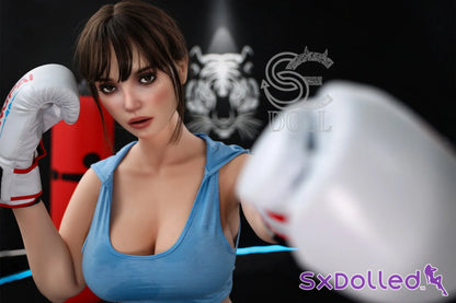 Jenny.K (E Cup) (167cm) | Fit Beautiful Boxer Sex Doll | SE Doll E Cup / 167cm / Brunette Sex Doll