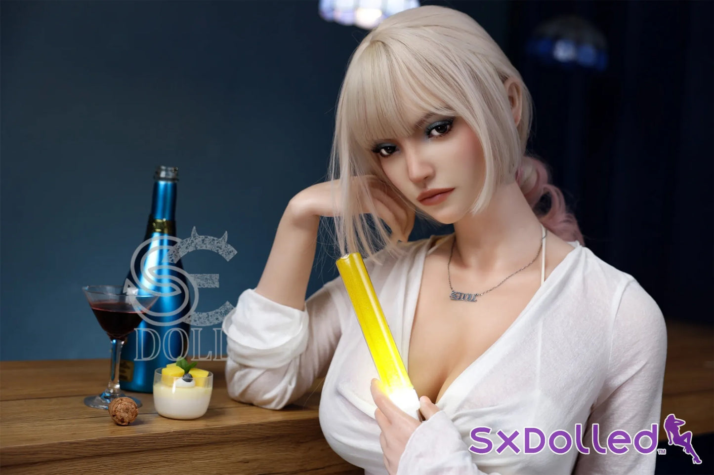 Jenny.M (E Cup) (167cm) | Serious Caucasian Sex Doll | SE Doll E Cup / 167cm / Blonde Sex Doll
